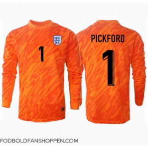 England Jordan Pickford #1 Målmand Hjemmebanetrøje EM 2024 Langærmet